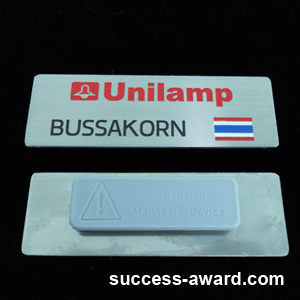 ป้ายชื่อสแตนเลสกัดกรด